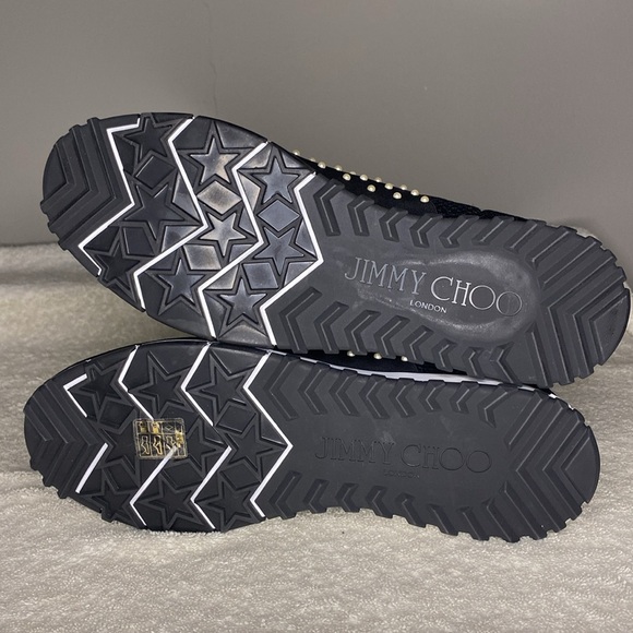 Jimmy Choo Oakland Mesh & Suede Studded Slip-On Sneakers (EUR 41 / US 7.5) - Picture 7 of 7